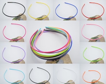 50 plastic headband,4mm thin blank headband,plastic hair bands,DIY head craft,headband with teeth,hair accessories