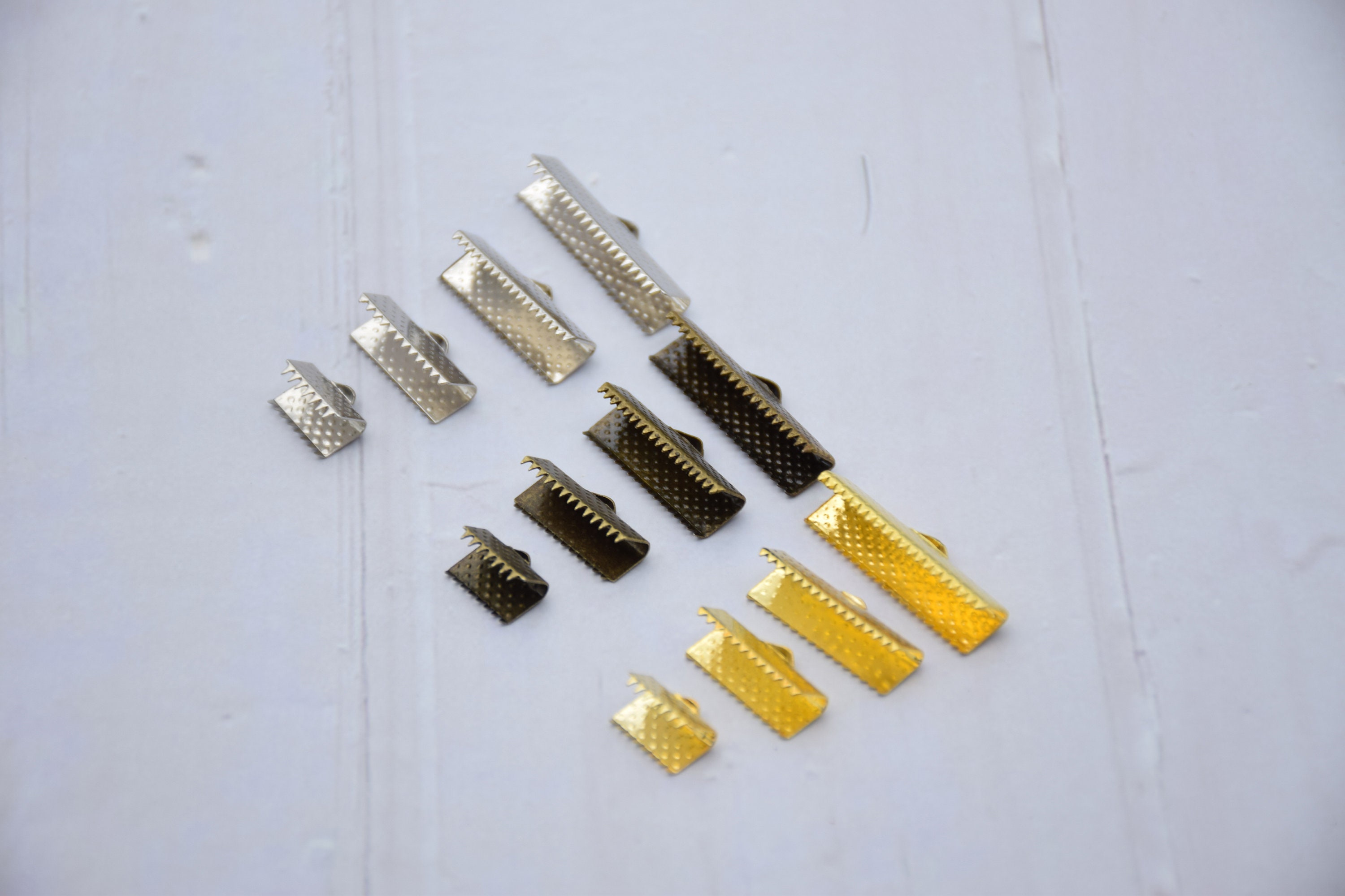 100Pcs metal cord crimp endribbon crimp endcrimp claspcord Etsy