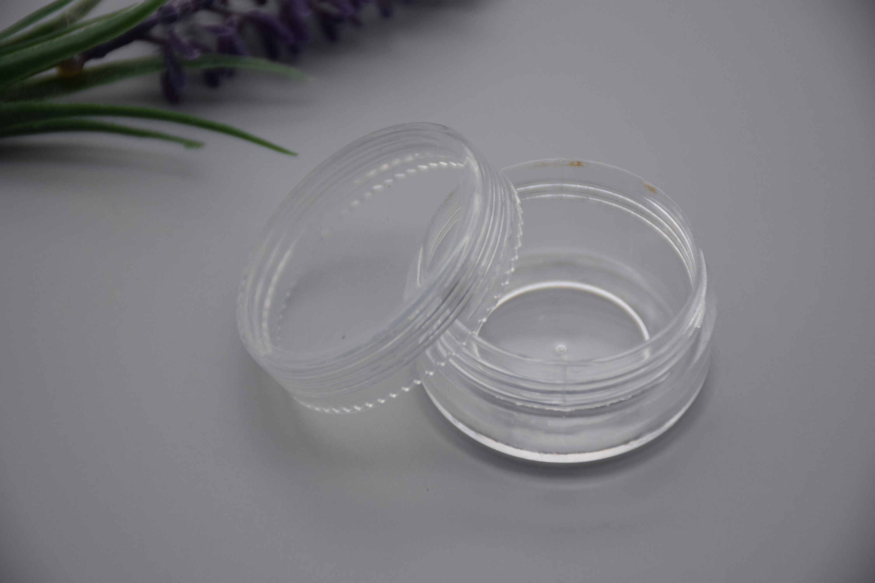 10PCS 40mmx20mm(height) Round Clear Plastic Boxes,Box With Lid,Organizer Storage Box,Clear Display Cases,Transparent Container Box AB50