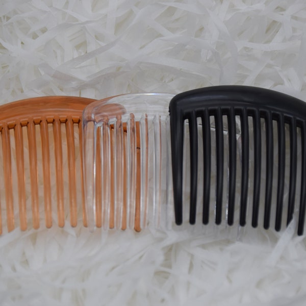 20 plastic hair comb,teeth hair comb for fascinators and millinery,wedding bridal hair combs,hair pin,hair accessory craft,48x44mm(13 teeth)