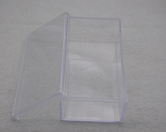1PCS 155mmx84mmx58mm(height) Rectangle Clear Plastic Boxes,Box With Lid,Organizer Storage Clear Display Case,Transparent Container Box AB127