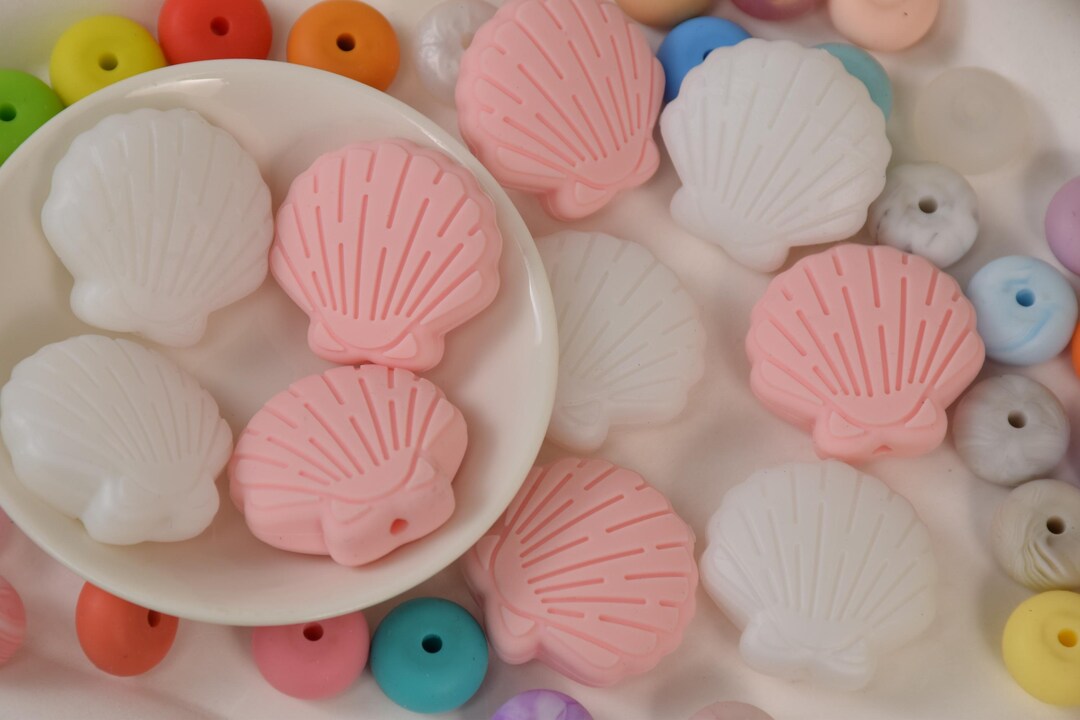 3D Shell Silicone Beads,seashell Focal Bead,gifts for Beadable Pens - Etsy
