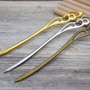 2Pieces Metal Hair Sticks,Simple Hair Sticks,Patten Hair Pins,Patten Hair Stick,Metal Hair Pins,Metal Hair Picks ,Metal Hair Clips