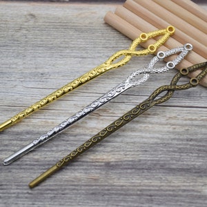 2Pieces Metal Hair Sticks,Snake Hair Sticks,Animal Hair Pins,Serpent Hair Stick,Metal Hair Pins,Metal Hair Picks ,Metal Hair Clips