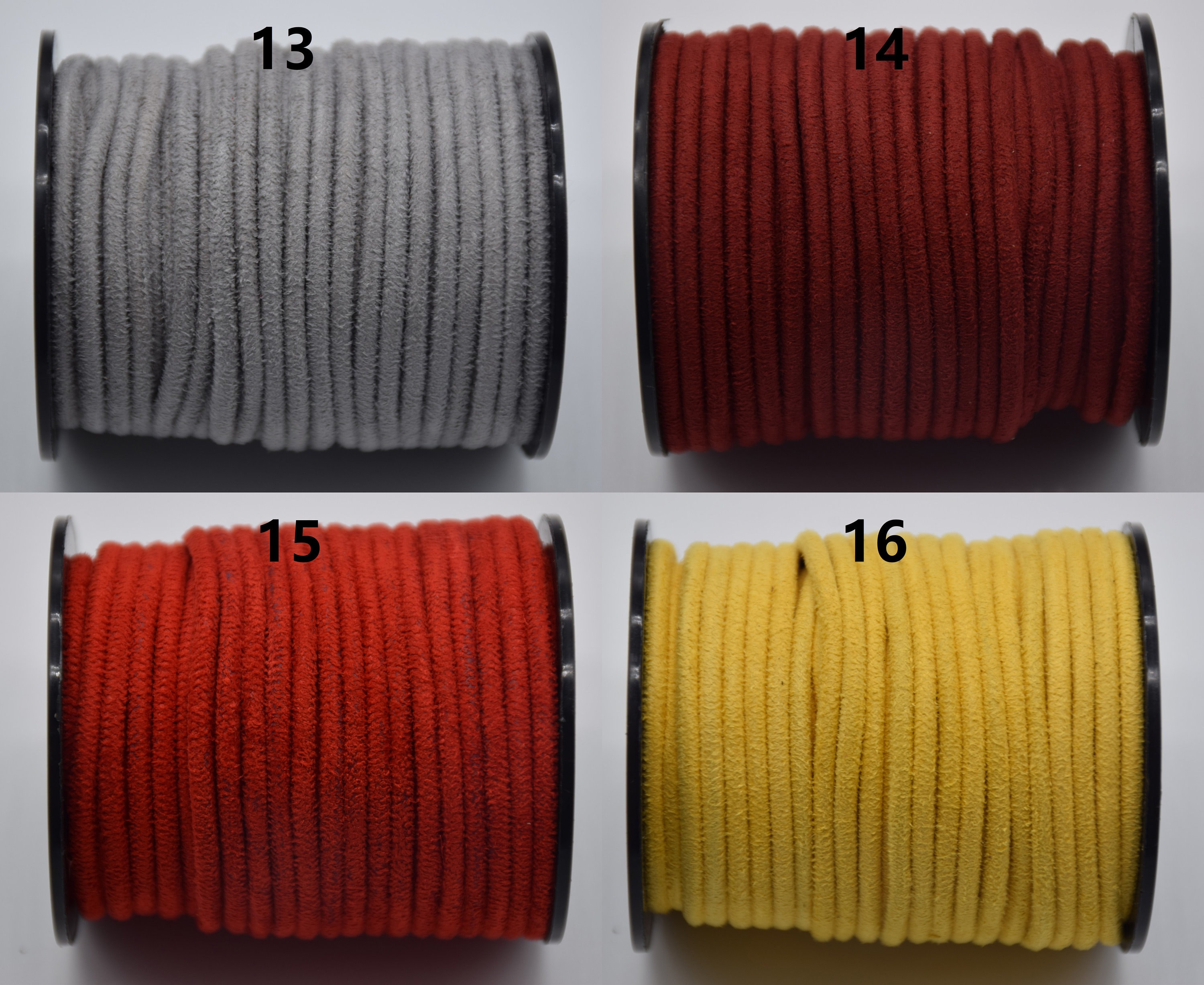 Xbessc 7 Couleurs Cordon Cuir Plat 5m X 3mm - Kit Complet Lacets Faux Cuir Pour Bijoux, Bracelets Et Artisanat Fils Cuir Bijoux
