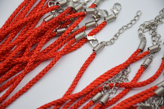 アクセサリー DOUBLE BEAM LINK ON SILKY CORD NECKLACE