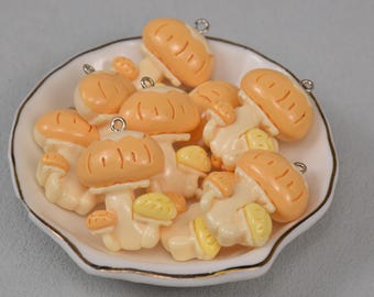 Mushroom Resin Charms,Plastic Pendants,Jewelry Making Supply,Decoden Findings,DIY Jewelry Earring Necklace Bracelet Crafts