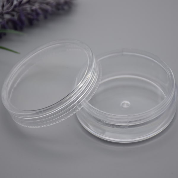 10PCS 50mmx20mm(height) Round Clear Plastic Boxes,Box With Lid,Organizer Storage Box,Clear Display Cases,Transparent Container Box AB49