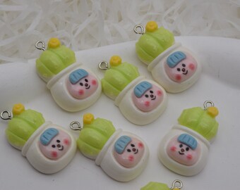 Cactus Cacti Resin Charms,Flat Back Resin Cabochon Pendants,Jewelry Making Supply,Decoden Finding,DIY Jewelry Earring Necklace Bracelet
