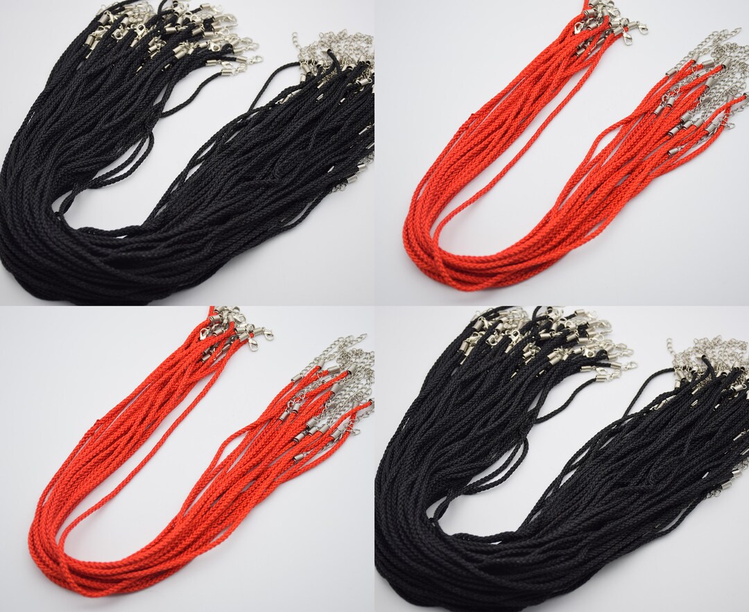 アクセサリー DOUBLE BEAM LINK ON SILKY CORD NECKLACE Double Beam Link with White Pavé Diamonds on Silky Cord