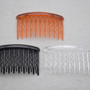 20 plastic hair comb,teeth hair comb for fascinators and millinery,wedding bridal hair combs,hair pin,hair accessory craft,90x52mm(21 teeth)