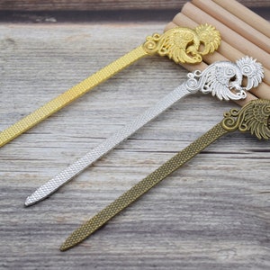 2Pieces Metal Hair Sticks,Phoenix Hair Sticks,Phoenixes Hair Pins,Bird Hair Stick,Metal Hair Pins,Metal Hair Picks ,Metal Hair Clips