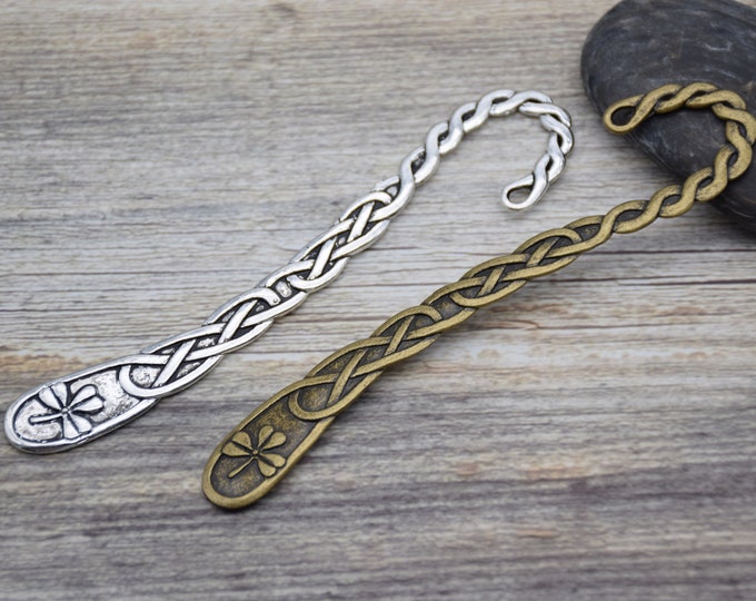 1piece Metal Twisted Coil Bookmarks,flower Bookmarks,readers Gift,book ...