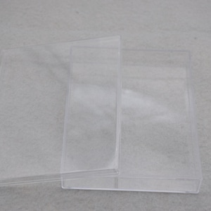 2PCS 130mmx100mmx25mm(height) Rectangle Clear Plastic Box,Box With Lid,Organizer Storage Clear Display Case,Transparent Container Box AB114