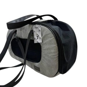 Soft Pet Carrier Bag – Travel Tote for Small Dogs  Cats, Cozy Breathable with Removable Cushion, Hard Bottom & Mesh Sides