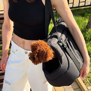 Stylish Pet Carrier Bag – Dog Travel Tote, Cat Sling, Dog Walking Bag, Puppy Gift, Dog Car Seat, Accessories & Gifts for Pets