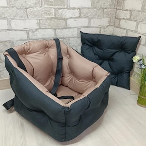 Luxury Dog Car Seat-Travel Bed for Pets Waterproof Dog Carrier,Dog Booster Seat, Pet Car Seat,Puppy Car Seat, Dog Mom & Dad Gift