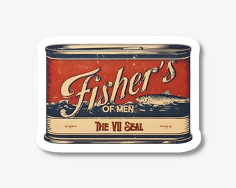 Vinylsticker Fishers Of Men Sardineblikje