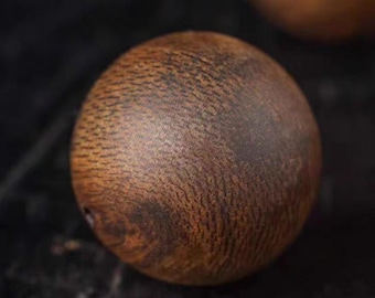 Single large agarwood loose bead (20mm), rare natural old material, one wood one bead, exquisite craftsmanship, DIY agarwood bracelet