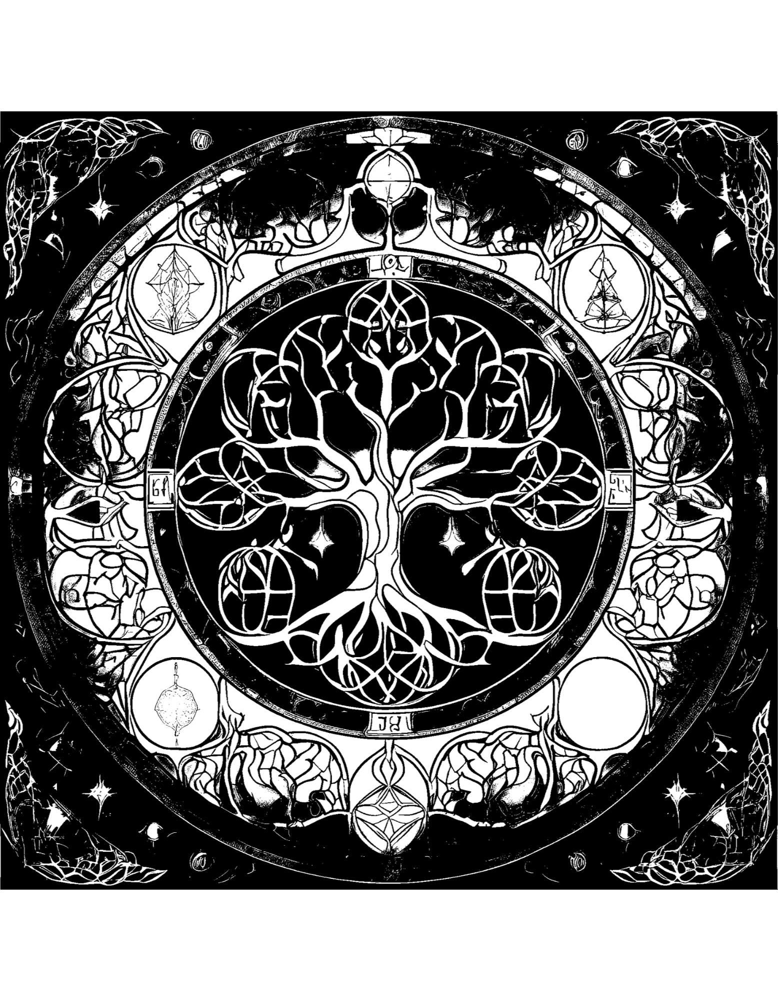 Tree of Life #5 SVG PNG JPG Bundle