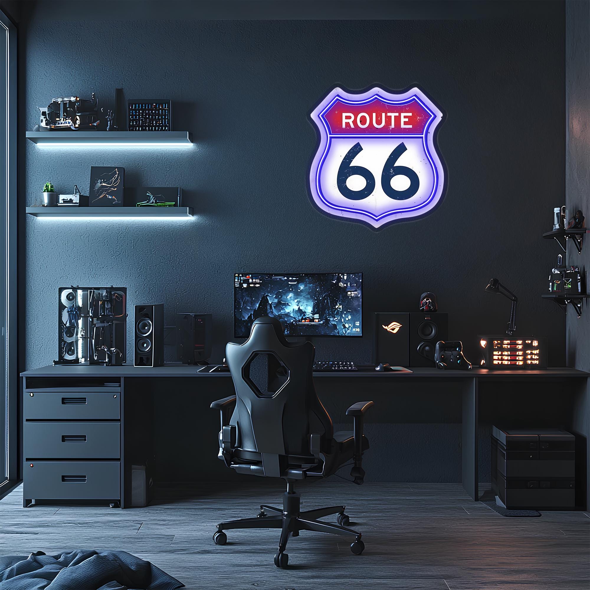 Route 66 neon sign - Etsy 日本