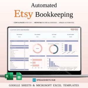 Etsy Säljare Bokföring Kalkylblad Etsy Redovisning Google Kalkylark Inkomst Småföretag.