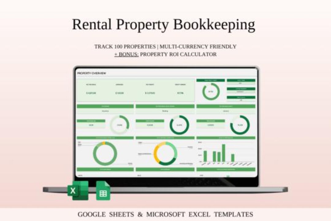 Printable Rental Bookkeeping Rental Bookkeeping Spreadsheet Template Google Sheets Bookkeeping ...