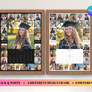 Plantillas de collage de fotos de graduación, cartel de bienvenida, póster para fiesta de graduación, regalo de graduación personalizado