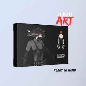 Bomb Girl Chainsaw Man, Reze Arc Canvas Wall Art,  Large Prints, Gift for Anime Manga, unique horror Poster I Denji fans I Wall decor
