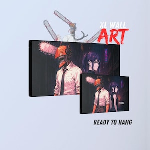 Chainsaw Man Reze Arc Canvas Wall Art I Premium Print, Large Prints, Poster I Gift for Anime Manga fan I Wall decor, Print ready to hang