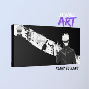 Jujutsu Kaisen O Canvas Art, Gojo Satoru, Anime Wall Decor, Manga Print Poster, Unique Anime Manga Gift, Gege Akutami