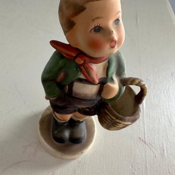 Vintage Hummel Village Boy Figurine