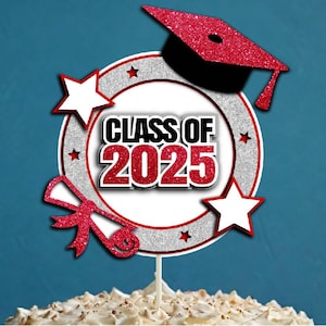 Class of 2025 cake topper / Graduation 2025 cake topper svg / Graduation Party Decoration / Cricut / Instant Download / diy decor