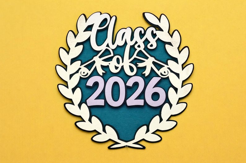 Class of 2026 Cake Topper / Graduation 2026 Cake Topper Svg ...