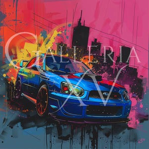 Subaru Impreza WRX art work