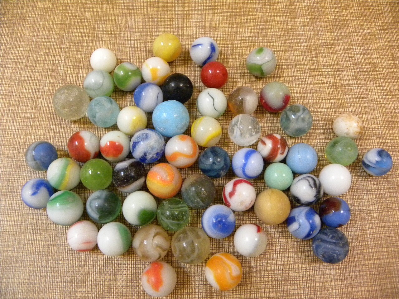 Vintage Glass Marbles Collection of 58 Antique Catseye Etsy