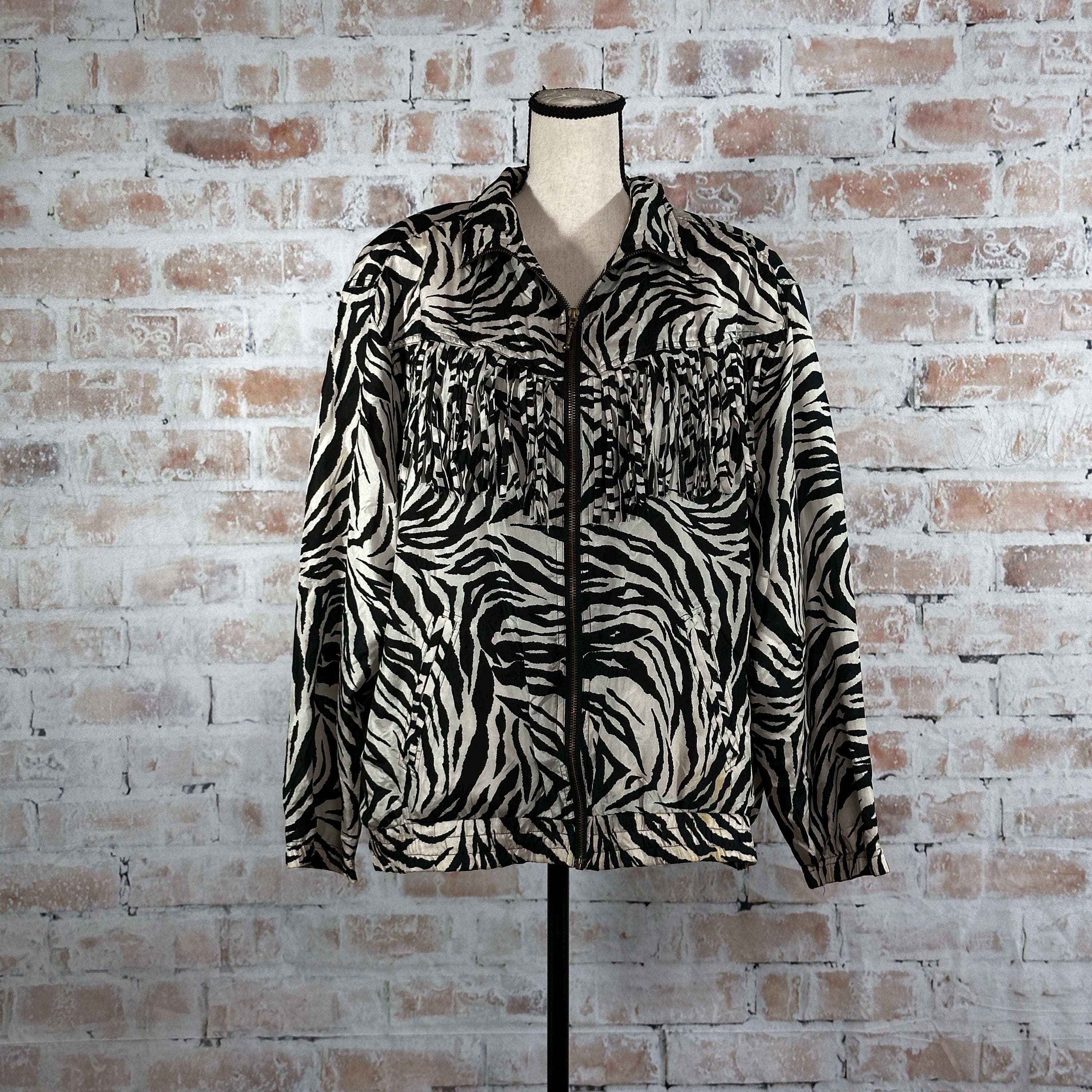 Vintage Zebra Jacket - Etsy