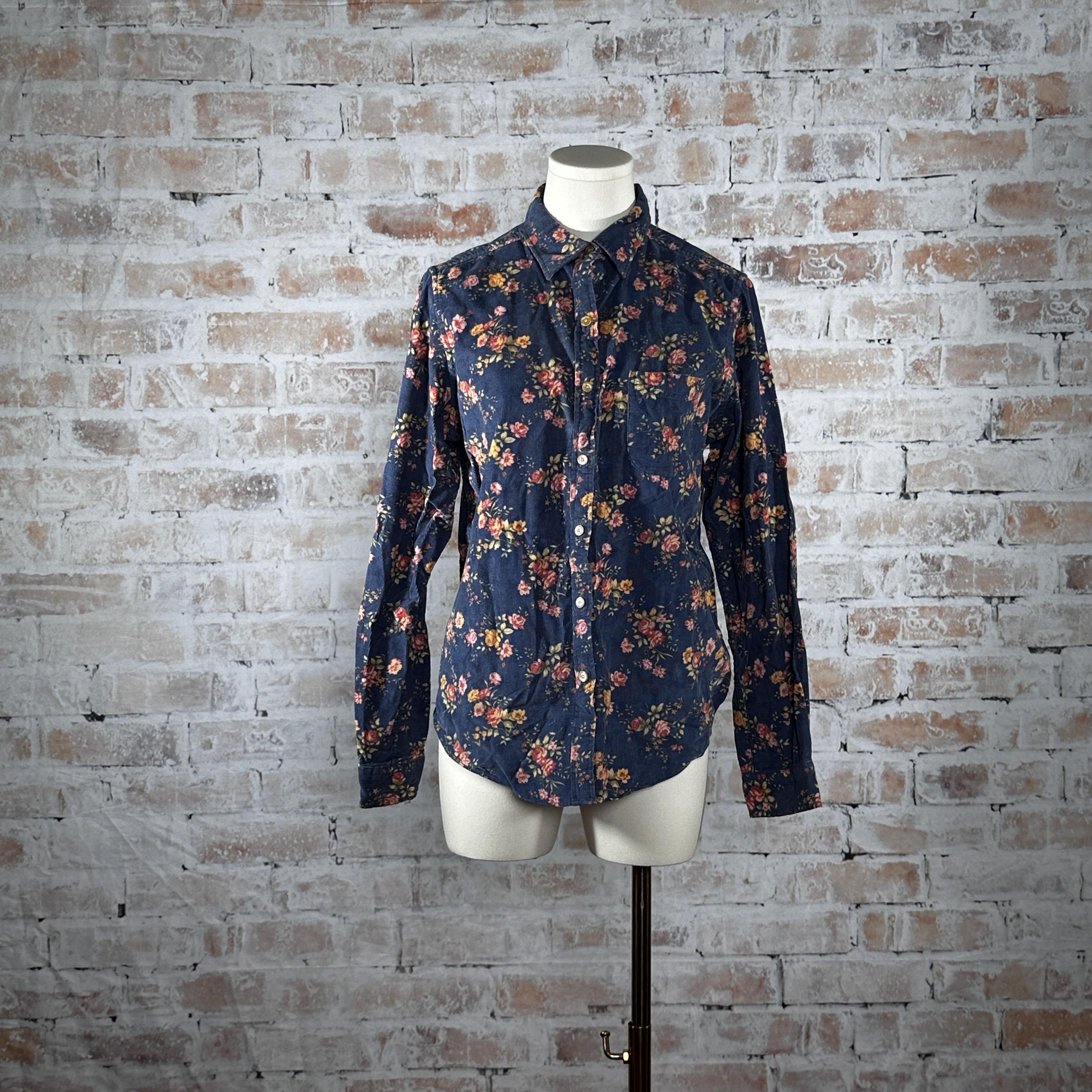Print Corduroy Shirt - Etsy