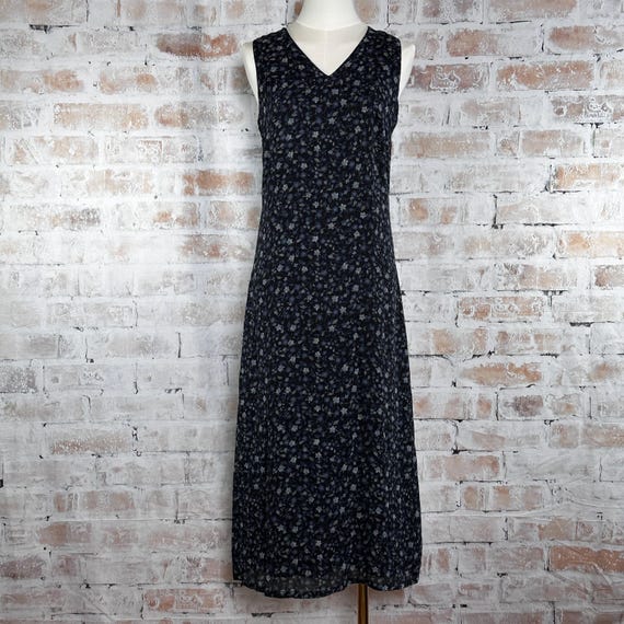 Vintage Y2K Old Navy Women's Juniors Fit Blue Micro Floral Vine Print V-neck Sleeveless Zippered Back Fitted Spring and Summer Midi Sundress - Etsy Vintage Y2K Old Navy Women's Juniors Fit Blue Micro Floral Vine Print V-neck Sleeveless Zippered Back Fitted Spring and Summer Midi Sundress - Etsy