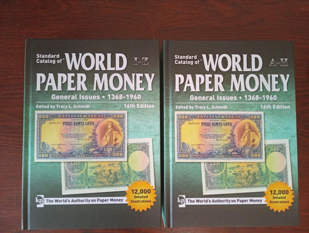 Standart Catalog of World Paper Money 13681960 Banknotes. Book in 2