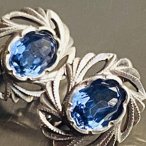 Silver earrings, USSR earrings vintage earrings, Sterling Carat 925 gift for her, birthday gift, gift for mom, jewelry for her 145