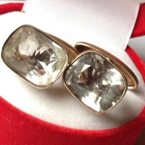 Cufflinks rock crystal sterling Silver jewelry USSR Russian 21 karat 875 weight 8.13 grams gift for him gift for husband 157