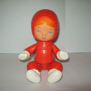 Vintage Celluloid Doll Figurine, Antique Doll, Celluloid Doll, USSR Doll, 8.5 Inch, Antique Toy Adorable Jointed  161