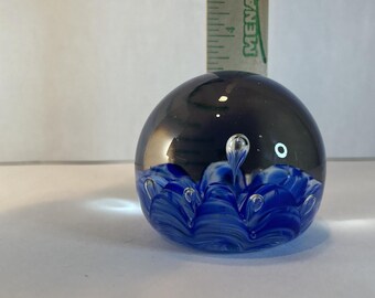 ヴィンテージ モンテ・ダンラヴィ サイン入り アートガラス ペーパー