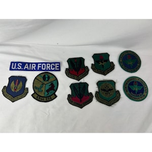 US Air Force Patch Lot SAC Tactical Air Command Cold War Era 10 pcs