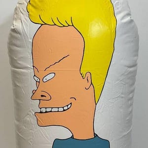 Rare 1990s Beavis & Butthead MTV Inflatable Punching Bag 63&quot; Tall – Beavis Only