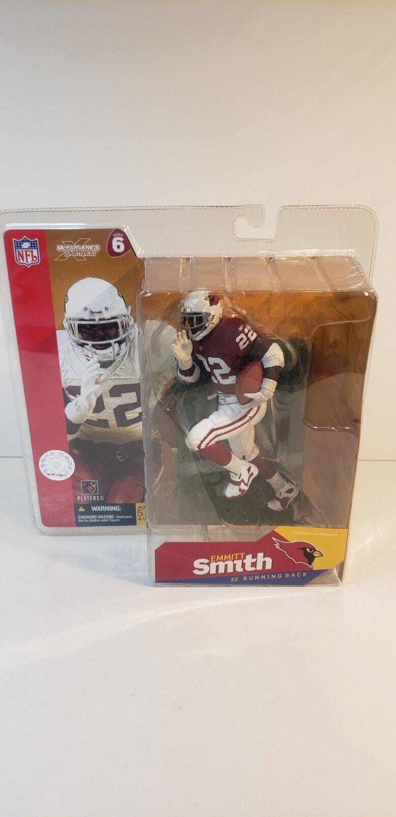 Emmitt Smith Mcfarlane Series 6 2003 NFL Arizona Cardinals Variant