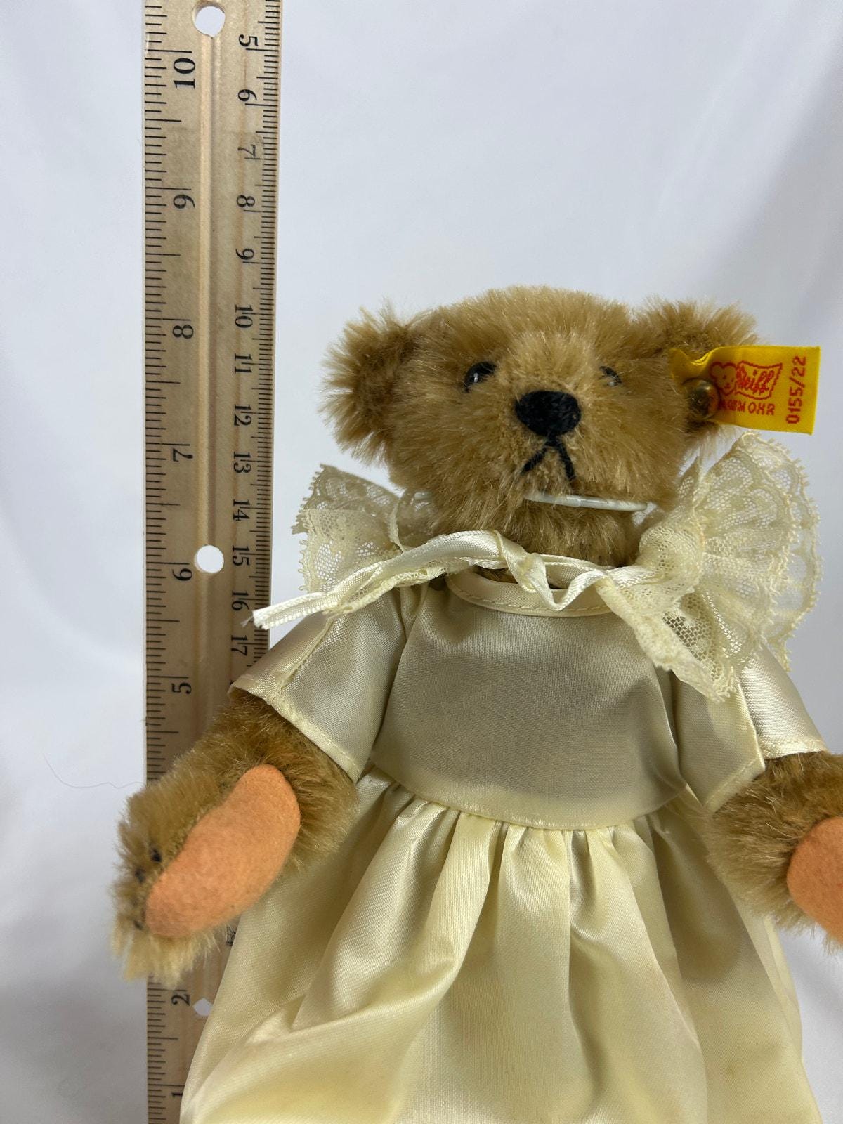 Steiff Flower Bearer 0155 22 Strong Museum Bear W Box Vintage