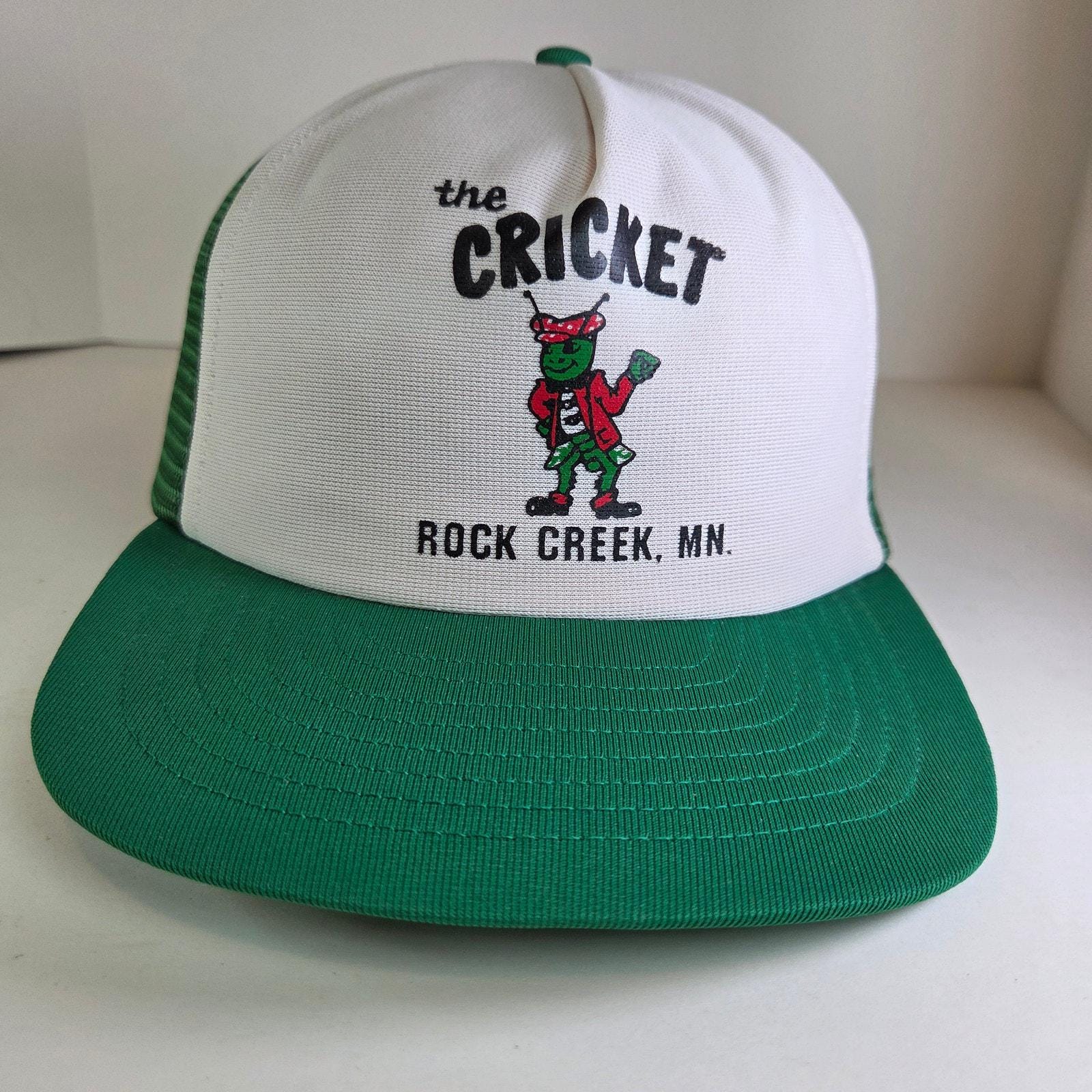 Vintage Macgregor Trucker Hat the Cricket Rock Creek MN Snapback