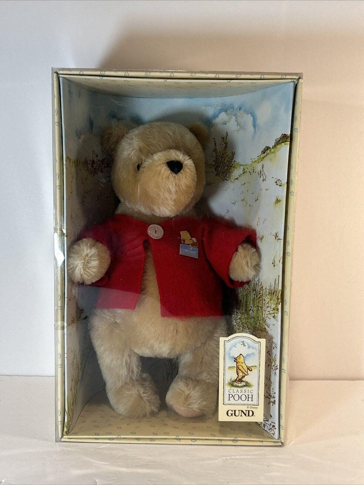 Vintage Gund Disney Winnie the Pooh Plush 7940 With Box Walt